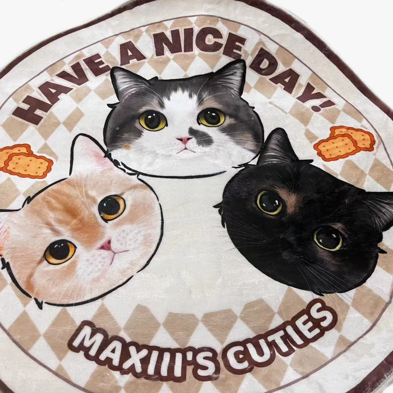 Tapis Chien Personnalisé Rond – Dessin Aquarelle – Image 9