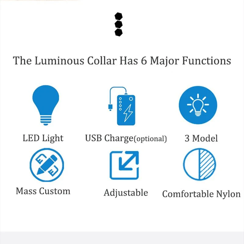 Collier lumineux LED pour chien accessoires pour animaux de compagnie – Image 4