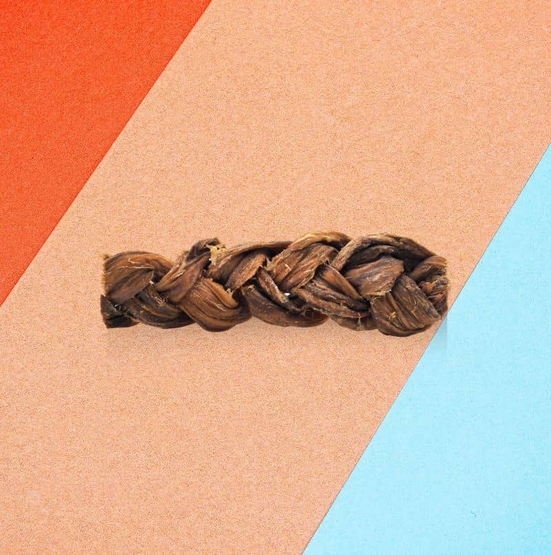 FRIANDISES À MASTIQUER POUR CHIEN - OESOPHAGES DE BOEUF TRESSÉS – Image 2