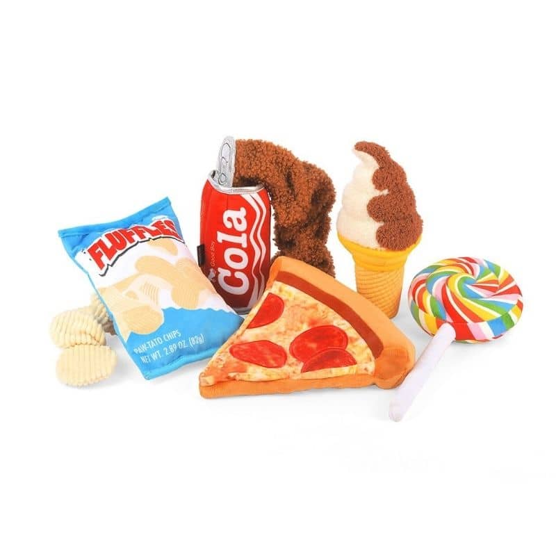 PELUCHE POUR CHIEN - PART DE PIZZA đ (2 TAILLES DISPO) â Image 4